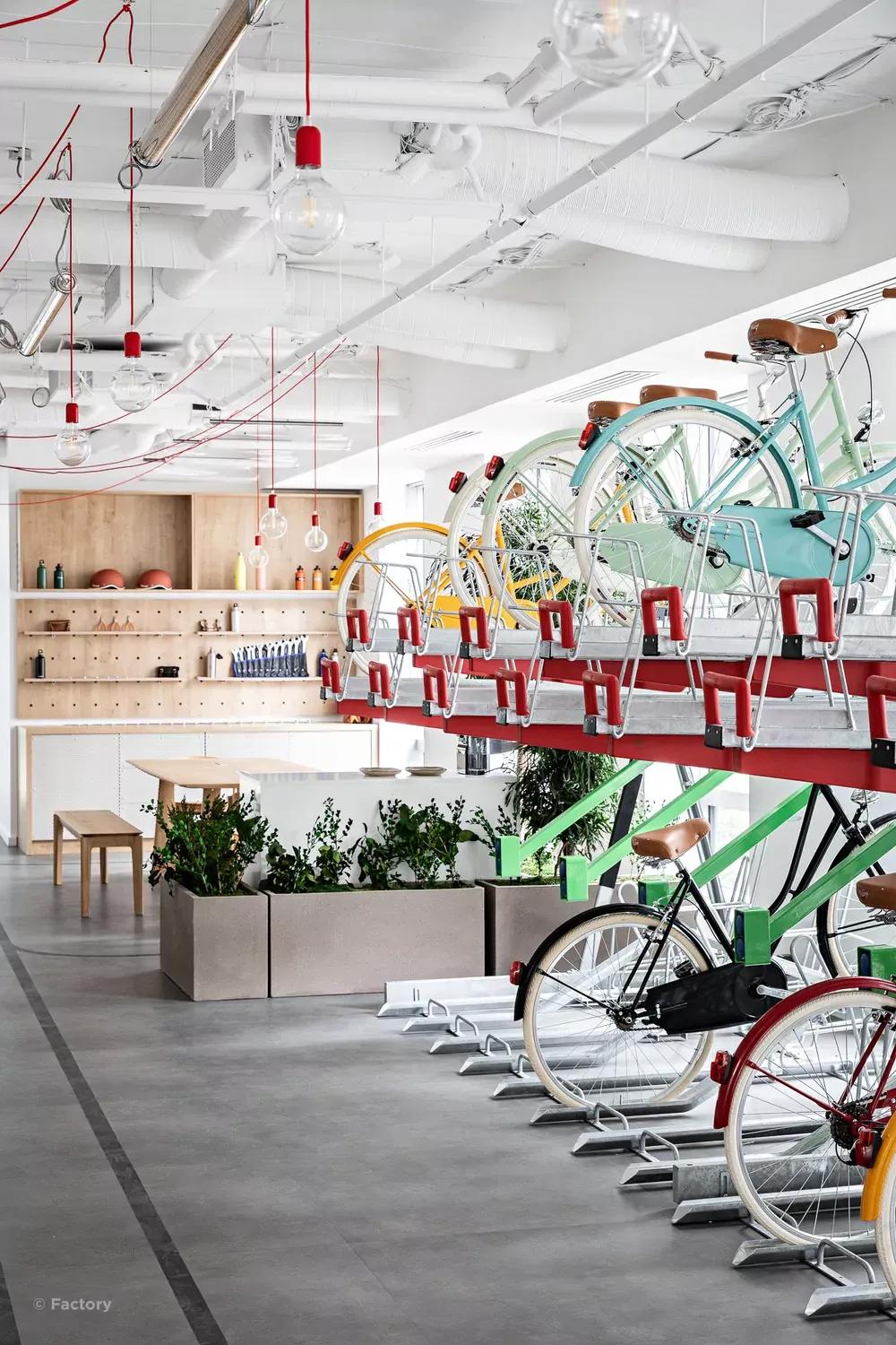 BC Partners - Vue du local à vélos